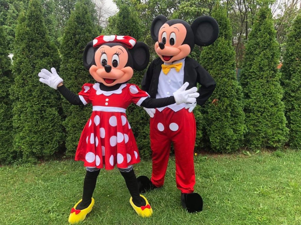 Mickey Mouse and Minnie Mouse are making a surprise appearance at birthday party
