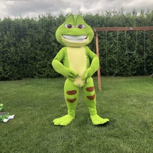 Happy Frog Mascot