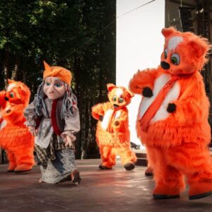 Zumba with Mascots